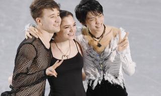 羽生结弦金博洋合影