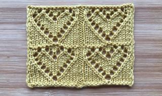 有图 镂空围巾的织法图解